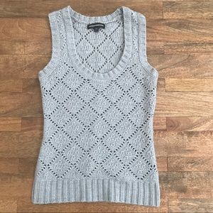 Express Beautiful Grey Sweater Vest